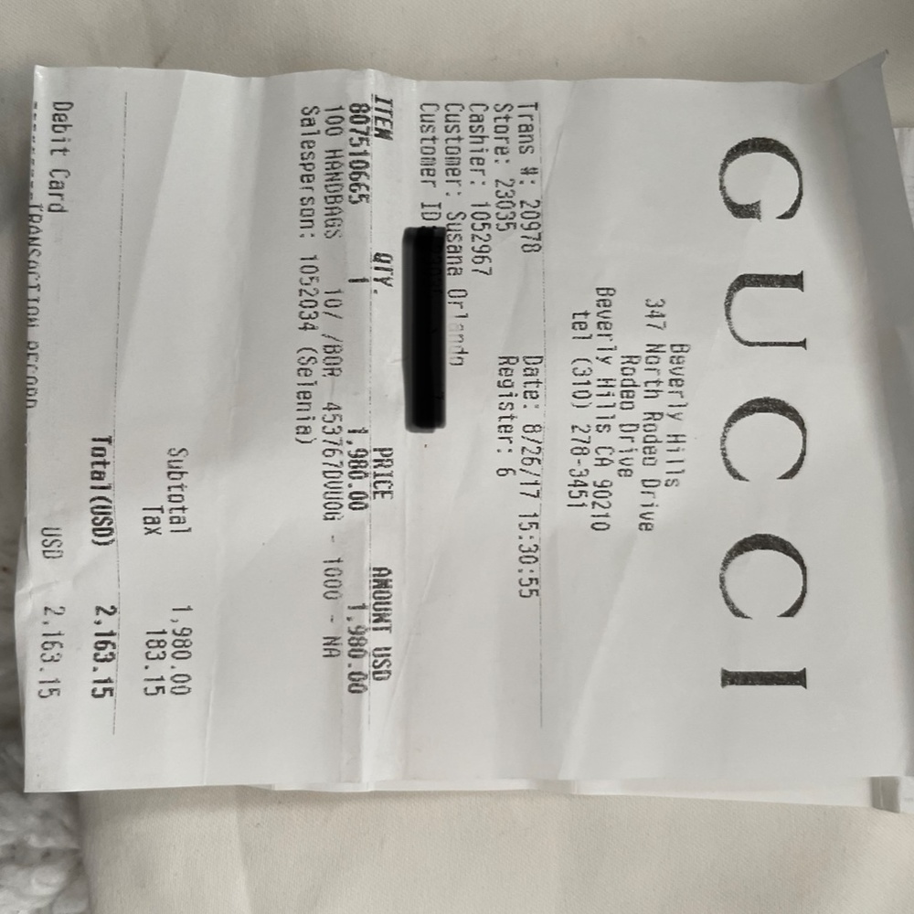 Gucci Nymphaea, Small (Black) - Picture 12 of 15